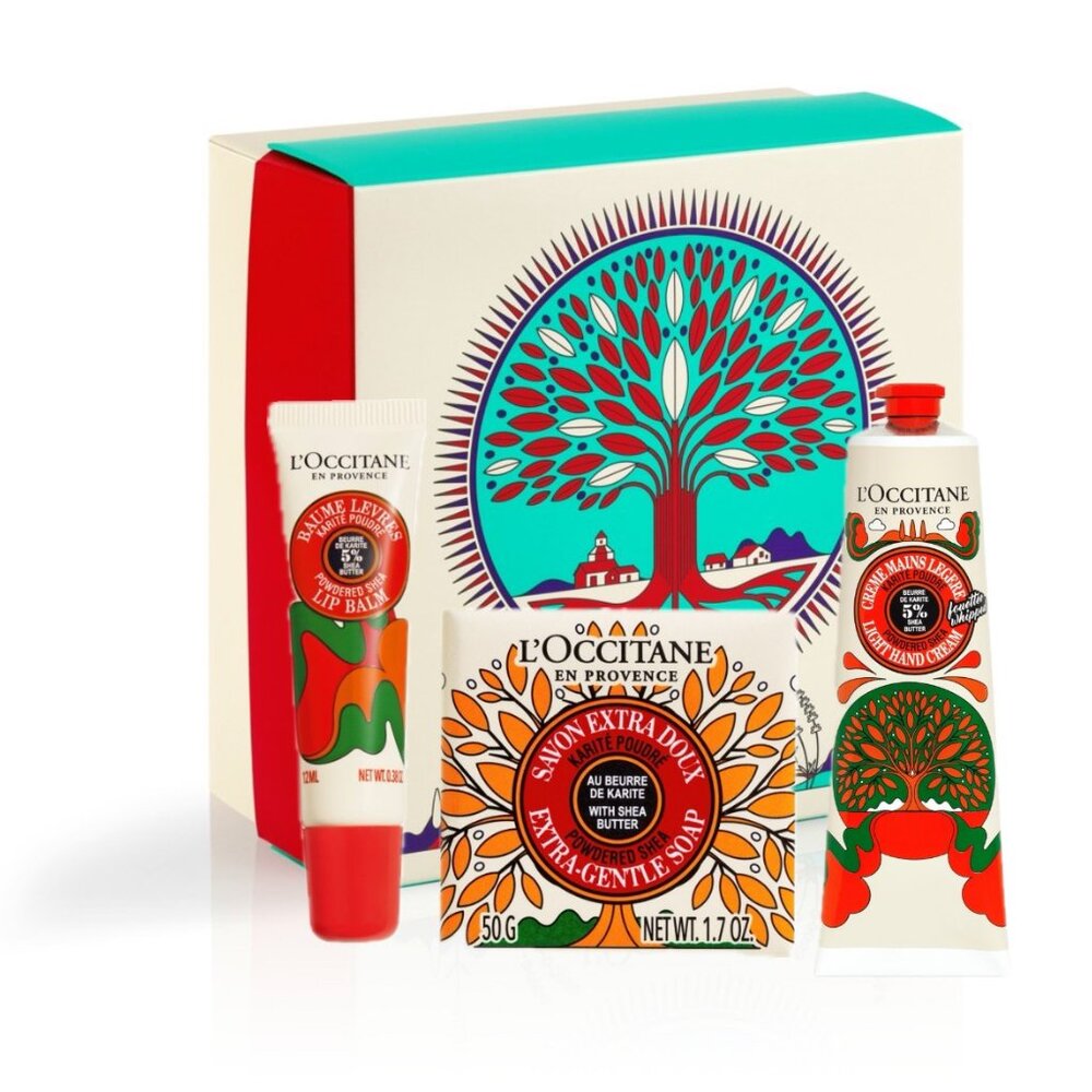 L'Occitane Limited Edition Powdered Shea Collection Set NIB